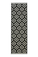 County Genesis Black Indoor Outside Rug