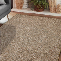 Summer Diamonds Geometric Garden Rug