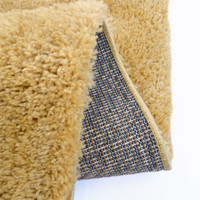Snug Super Soft Shaggy Rug Plain Ochre
