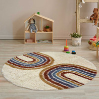 Snug Super Soft Shaggy Rug Rainbow