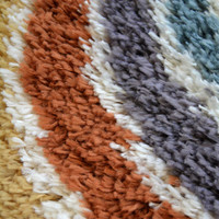 Snug Super Soft Shaggy Rug Rainbow