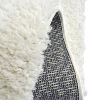 Snug Super Soft Shaggy Rug Plain Ivory