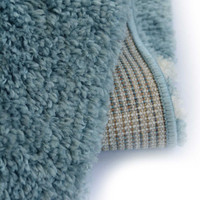 Snug Super Soft Shaggy Rug Bubbles Blue