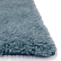 Snug Super Soft Shaggy Rug Plain Denim