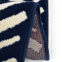 Maestro Herringbone Navy Rug