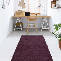 Jazz Shaggy Rug Plum