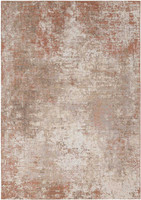 Ziba Modern Burnt Terracotta Wool Rug