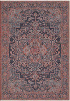 Ziba Wine Traditional Wool Rug