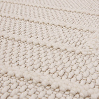 Camber Track Ivory White Rug