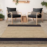 Cedar Natural Charcoal Rug