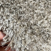 On Sale Grey Silver Shaggy Wool Mix Rug 927 160x230cm