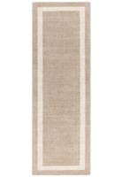 Albi Sand Pure Wool Plain Rug Runner