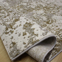 On Sale Quartz Dust Metallic Gold Rug 80x150cm