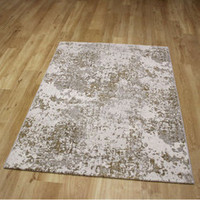 On Sale Quartz Dust Metallic Gold Rug 80x150cm