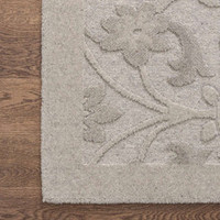 On Sale Brintons Floral Mirem Grey Rug 160x230cm