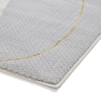 Apollo Grey Gold Modern Abstract Rug