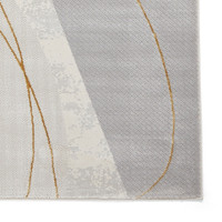 Apollo Grey Gold Modern Abstract Rug