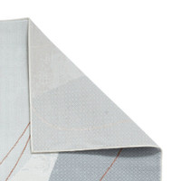 Apollo Grey Rose Modern Abstract Rug