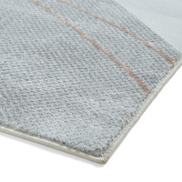Apollo Grey Rose Modern Abstract Rug