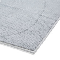 Apollo Grey Silver Modern Abstract Rug
