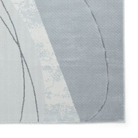 Apollo Grey Silver Modern Abstract Rug