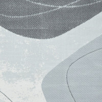 Apollo Grey Silver Modern Abstract Rug