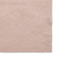 Bay Blush Pink Plain Shaggy Washable Rug