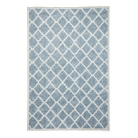 Coral Grey Modern Washable Rug
