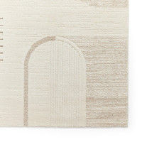 Elio Beige Modern Abstract Rug