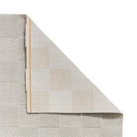 Elio Silver Modern Checker Rug