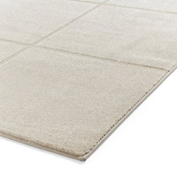 Elio Silver Modern Geometric Rug
