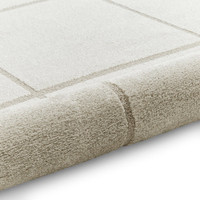 Elio Silver Modern Geometric Rug