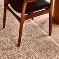 V&A Regius Lumina Dark Beige Traditional Rug