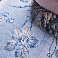 V&A Calisia Talwin Light Blue Floral Rug