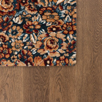 V&A Agnus Floralia Emerald Floral Rug