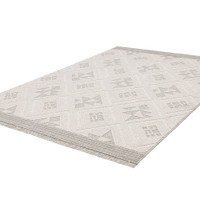 V&A Noble Manhattan Light Grey Art Deco Rug