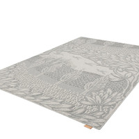 V&A Noble Hillcrest Grey Modern Rug