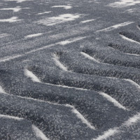 V&A Opal Masi Graphite Traditional Rug