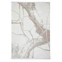 Mirage Cream Grey Modern Abstract Rug
