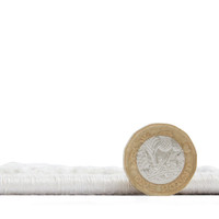 Mirage Grey Modern Abstract Faded Rug
