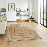 Nomad Black Brown Modern Rug