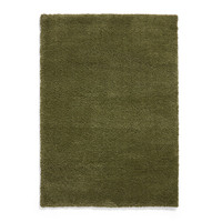 Sierra Olive Plain Shaggy Rug