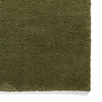 Sierra Olive Plain Shaggy Rug