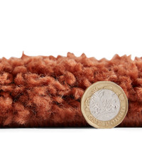 Sierra Terracotta Plain Shaggy Rug