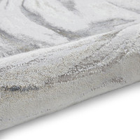 Tidal Silver Modern Abstract Rug