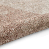 Whisper Beige Brown Modern Washable Rug Runner