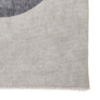 Whisper Beige Green Modern Divided Washable Rug Runner