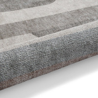 Whisper Beige Modern Geo Washable Rug Runner