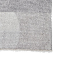 Whisper Grey Modern Geo Washable Rug Runner