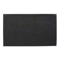 Graphite Diamond Stripes Doormat